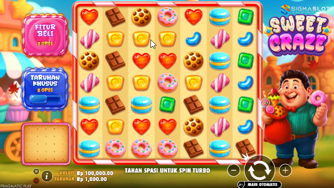 tampilan Sweet Craze